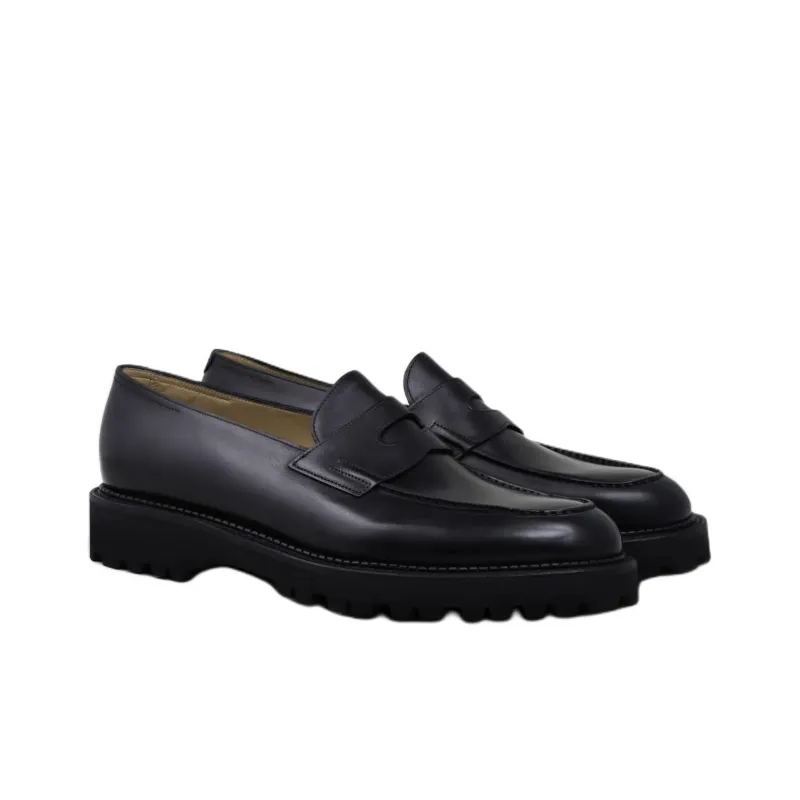 JOHN LOBB Lopez Casual Shoes Men's Black-2