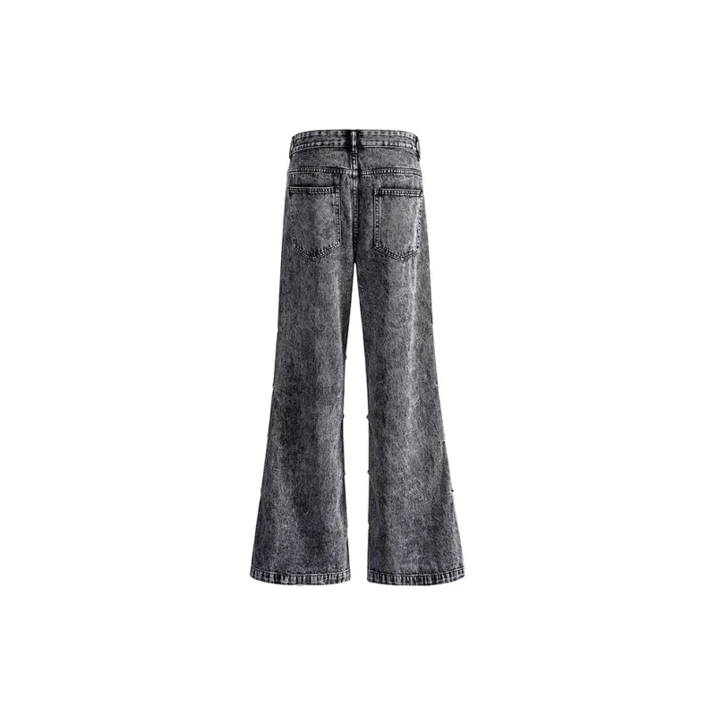 Victory Sails Jeans Unisex Black Gray Color-1