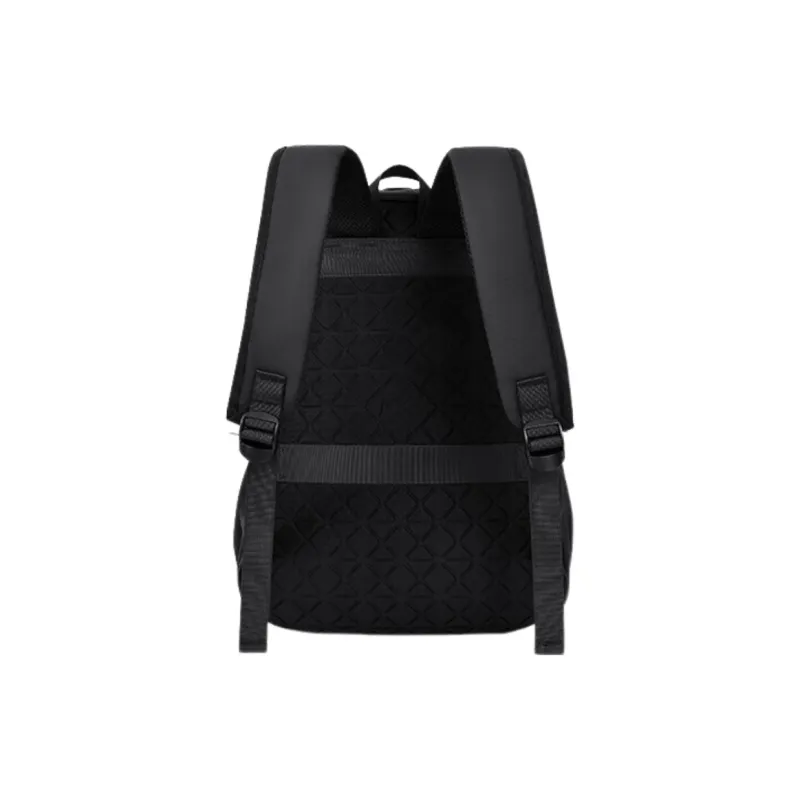 Warrior Nylon Fabric Backpack Unisex Black-4