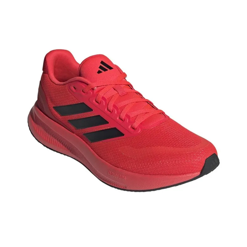 Adidas Runfalcon 5.0 Cushioning Support Low Top Running Shoes Men's Red-1