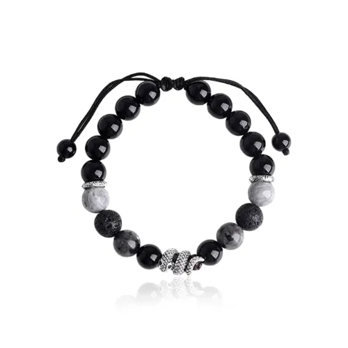 FOREVER MELODY Map Stone Bracelets Men's