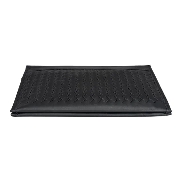 DOSRFINI Cow Leather Handheld Bag Clutch Men's Black-4