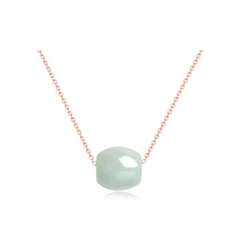 Lao Feng Xiang Bean Type Jadeite Necklaces Women's