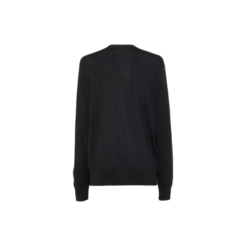 DSQUARED 2 V Neck Buttoned Knitted Cardigan-1