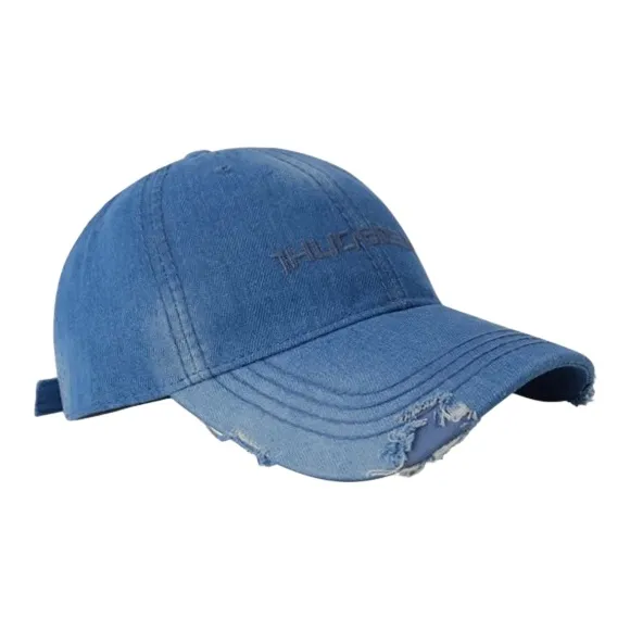 FREE RABBITⅡ Letter Embroidery Versatile Sun Protection With Slimming Effect Baseball Caps Unisex-5