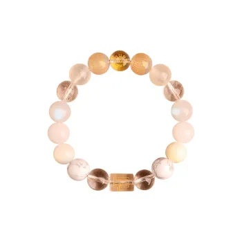 Bubble Scallops Crystal Jade Bracelets Unisex