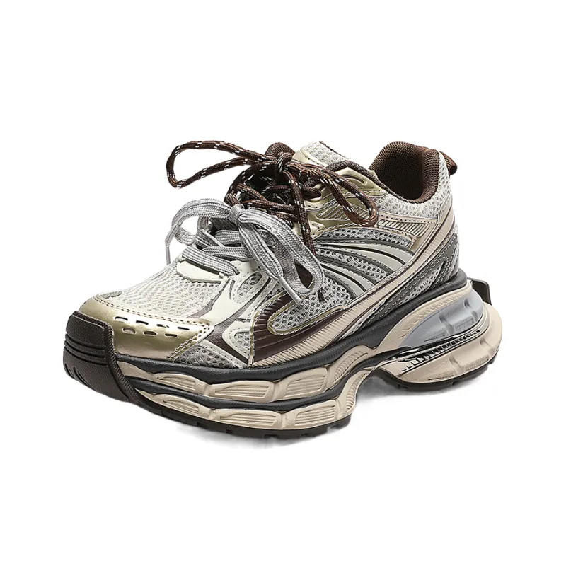 APRHE Anti Slip And Wear Resistant Height Increasing Low Top Chunky Sneakers Women's-8