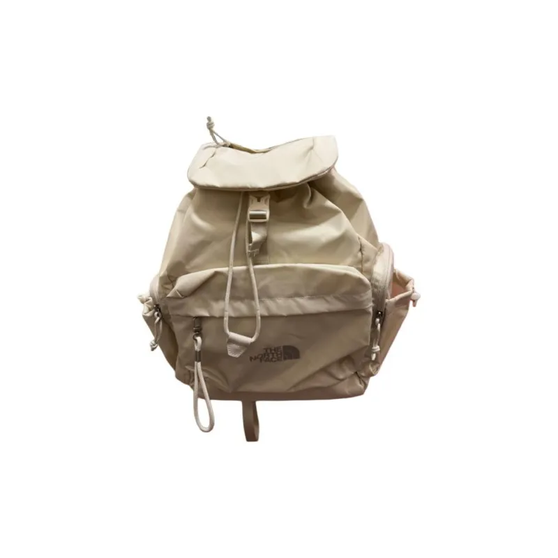 THE NORTH FACE Nylon Backpack Unisex Cream White-0