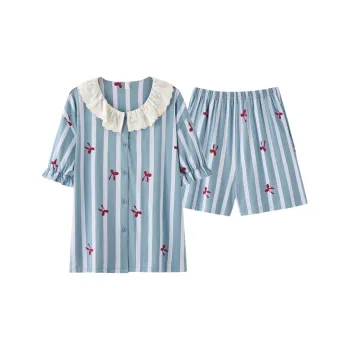 XIAFENYAN Pajama Set Women's Blue