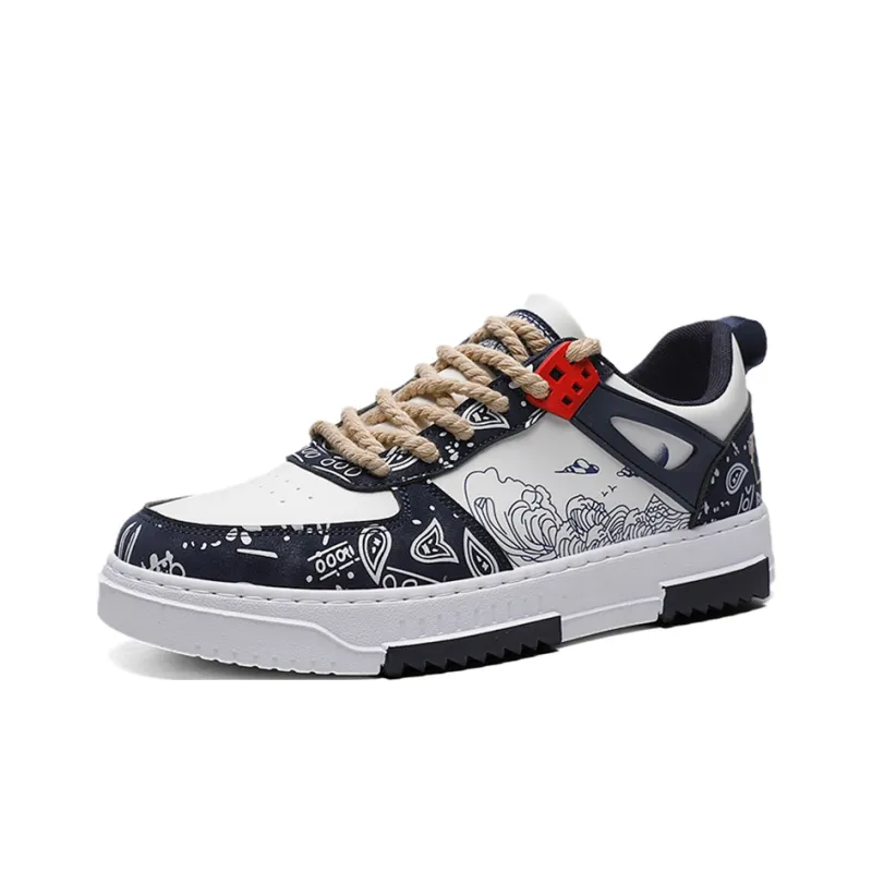 TEXWOOD Wrapping Anti Slip Shock Absorbing And Wear Resistant Low Top Skateboard Shoes Men's Box-3