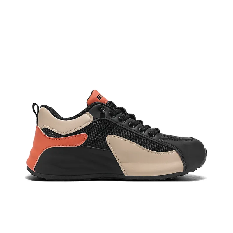 Boogie Bear Casual Shoes Men Low Top White Gray/Black Gray/Black Orange-8