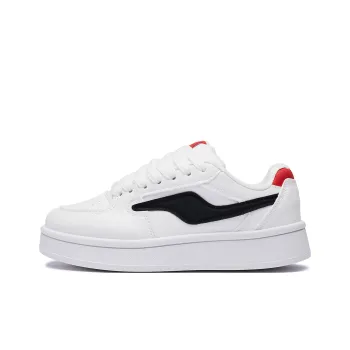 Fawn Miri Low Top Skateboard Shoes Women's White Black