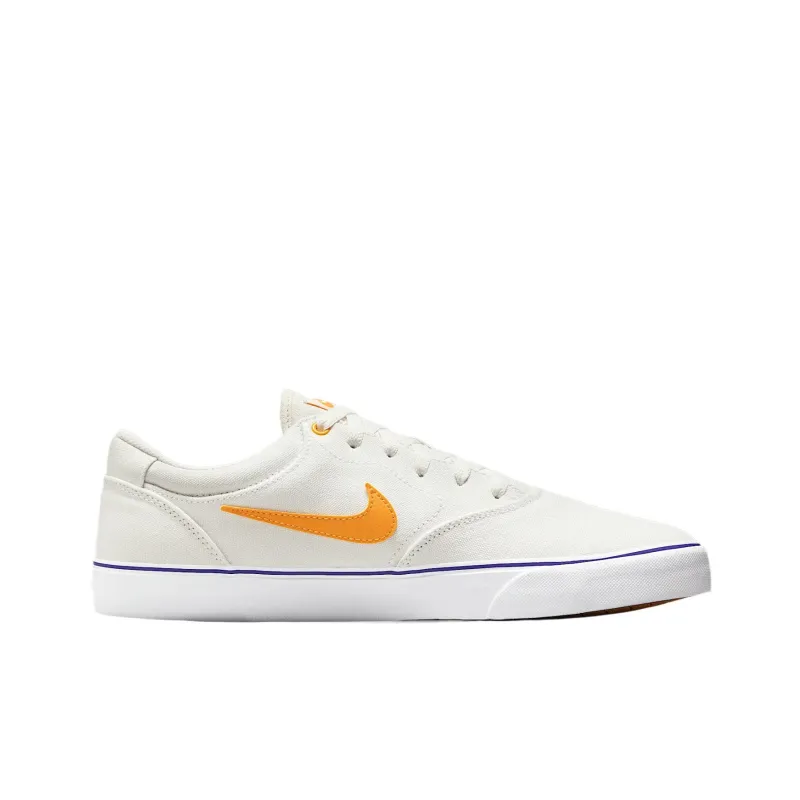 Nike SB Chron 2 Low Top Skateboard Shoes Unisex White-1
