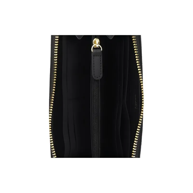 LOVE MOSCHINO PU Polyurethane Wallet Women's Black-3