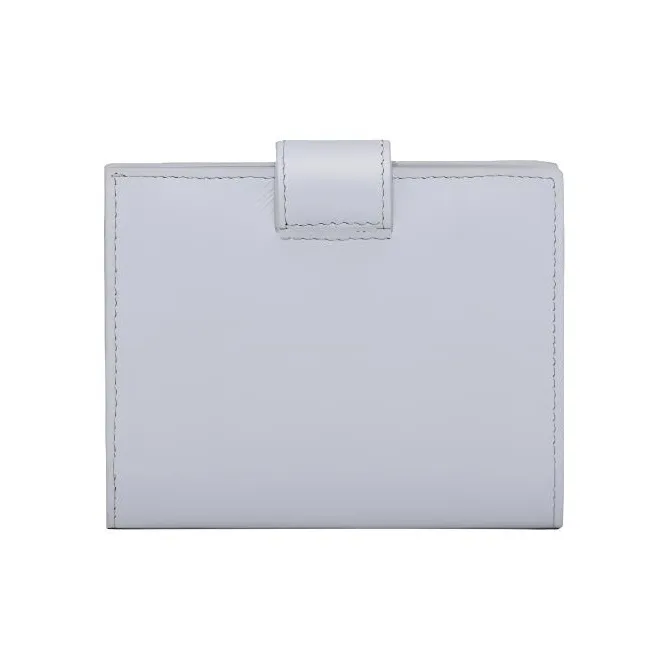 PRADA Saffiano Leather Wallet Women's Blue-1