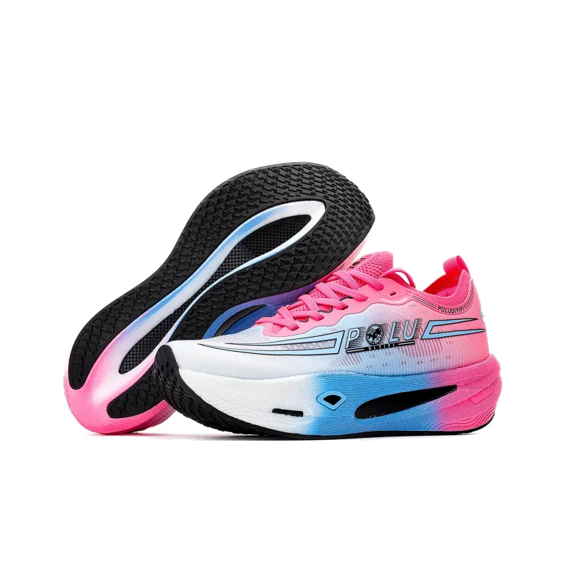 POLUDIYIPI Coverage Anti-Slip And Wear-Resistant Low-Top Casual Running Shoes Unisex Sweetheart Pink-2
