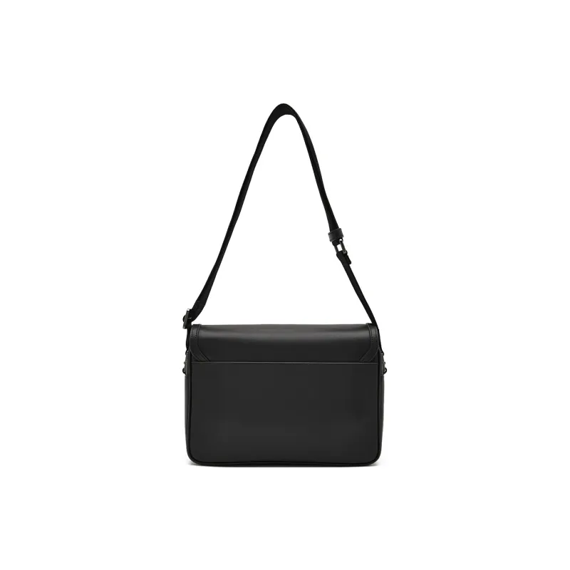 PEDRO Synthetic Material Messenger Bag Shoulder Bag Small Size Men's Black/Camel-2