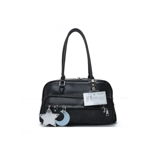 FINDINGS PU Shoulder Bag Unisex Black/Coffee