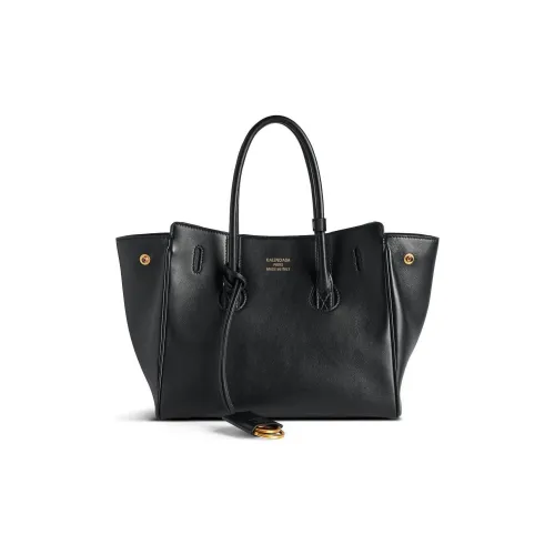 Balenciaga Calfskin Tote Bag Shopping Bag Shoulder Bag Handbag Mini Women's Black