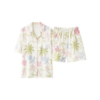 XIAFENYAN Pajama Set Women's Apricot