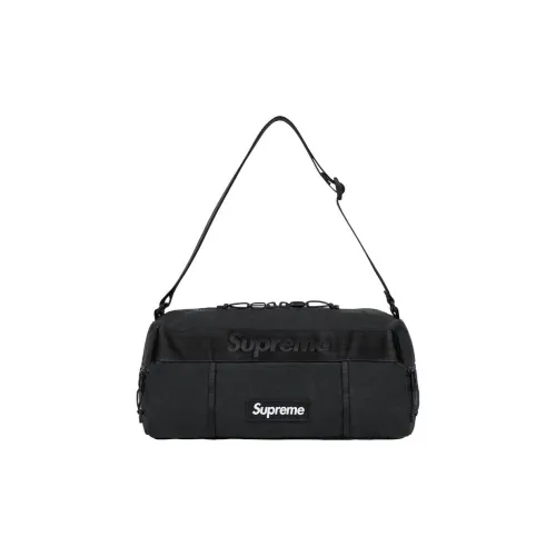 Supreme Cotton Crossbody Bag Shoulder Bag Unisex Black