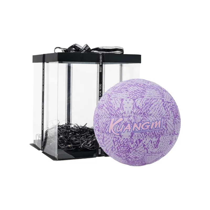 Kuangmi PU Size 5 Volleyball Unisex Purple-5