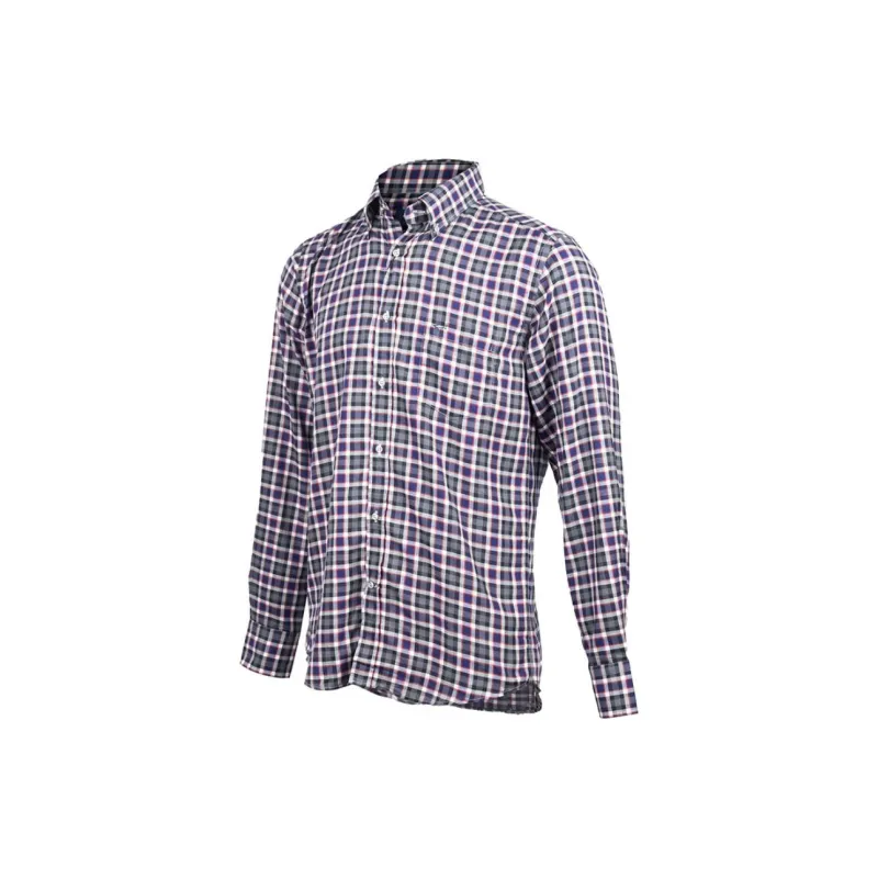 Paul & Shark Yachting Shirt Men's Purple Plaid-2