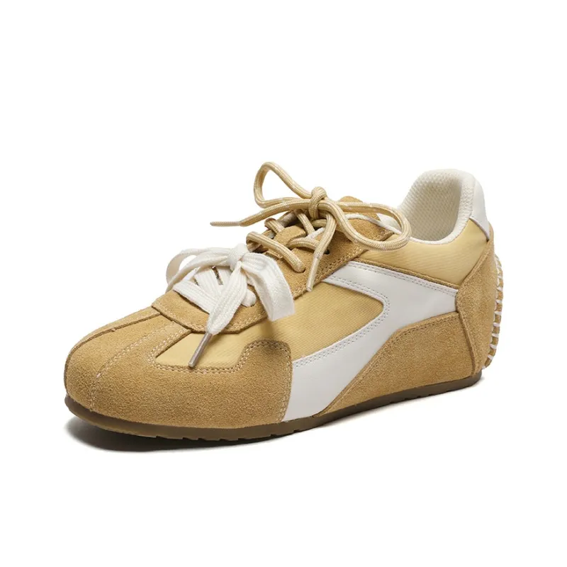 Abrasion Resistant Breathable Height Increasing Low Top Casual Shoes Women's-26