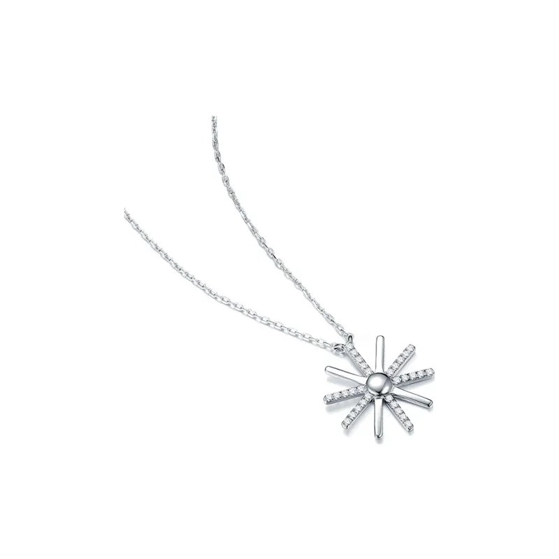 CENTURY&KINDLE S925 Silver Necklaces Women's-1
