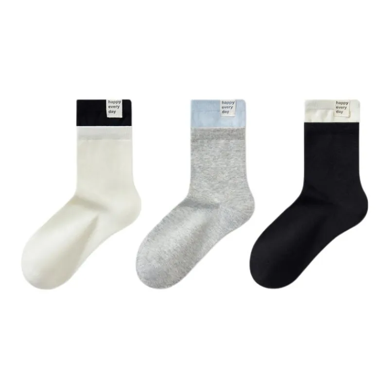Temooues Mid Calf Socks Women's Combo Set-12