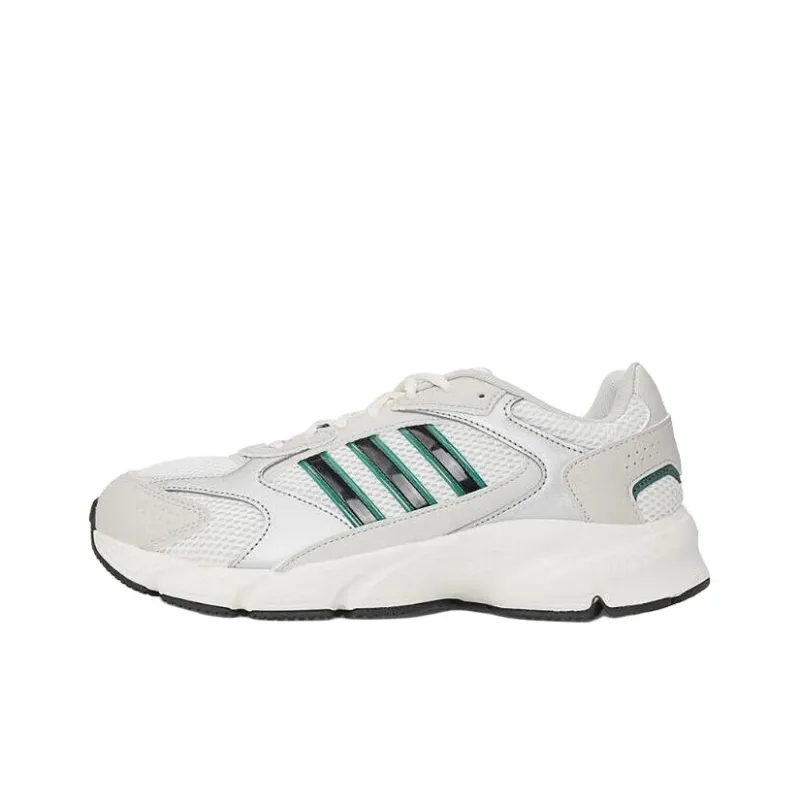 Adidas CRAZYCHAOS 2000 Anti Slip Wear Resistant Low Top Casual Running Shoes Men's White-0