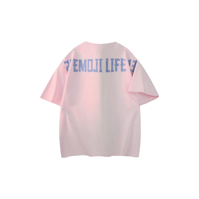 Emoji Short Sleeved T Shirts Unisex-17