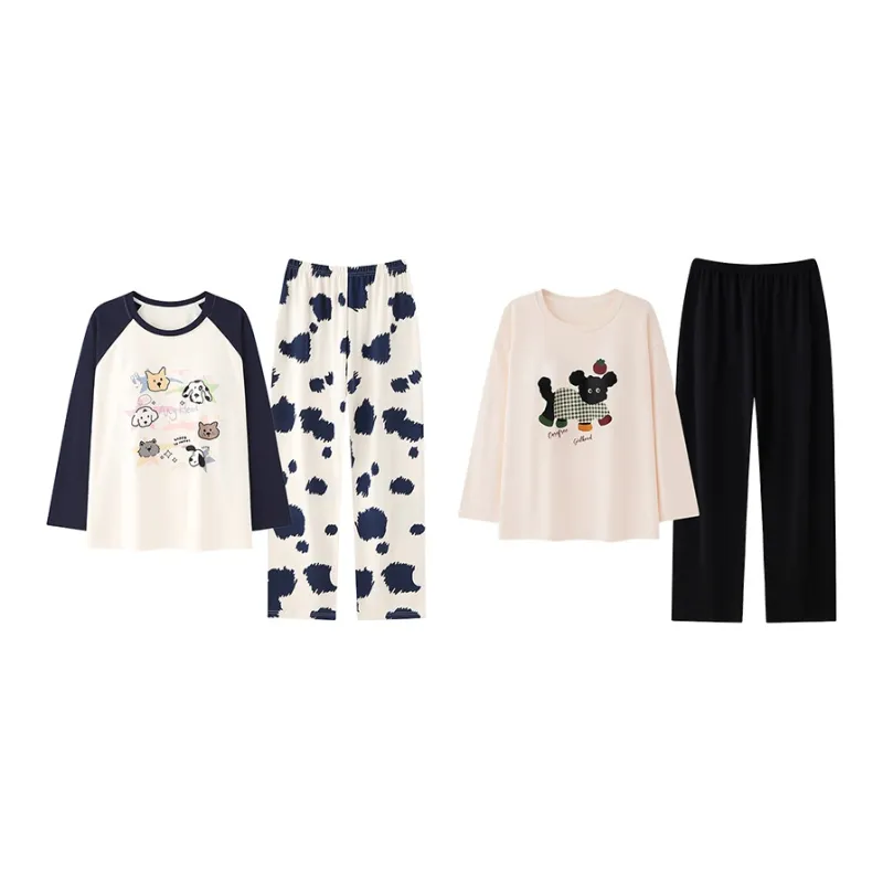 Herbal Primer Pajama Set Women's Combo Set-30