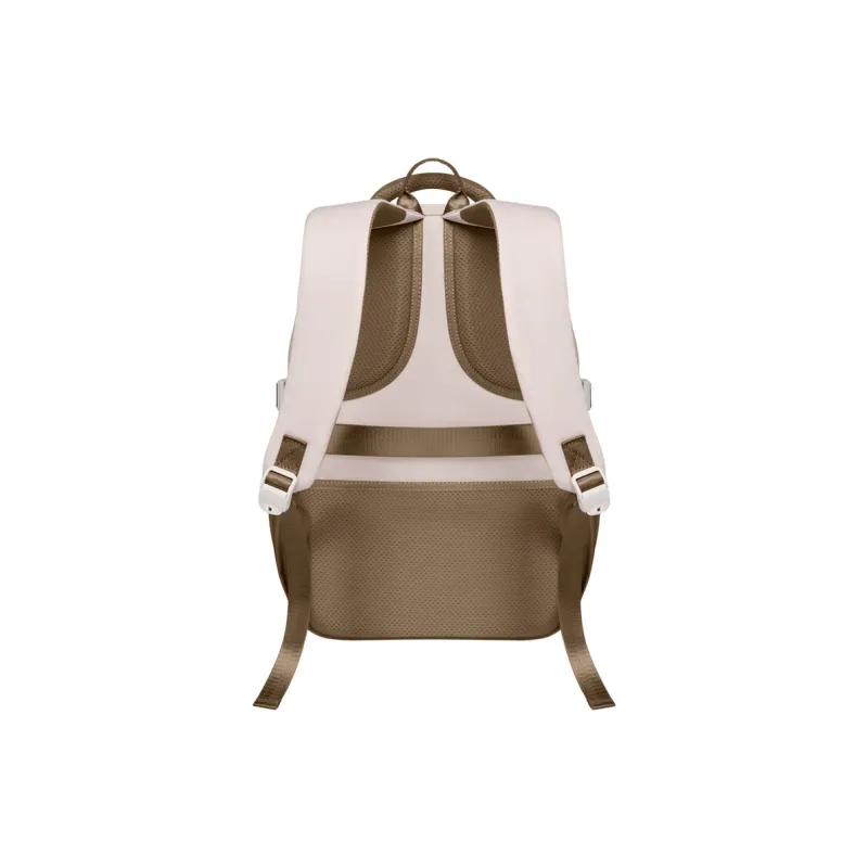 V.NINE Fabric Backpack Women's Milk Tea Apricot-3