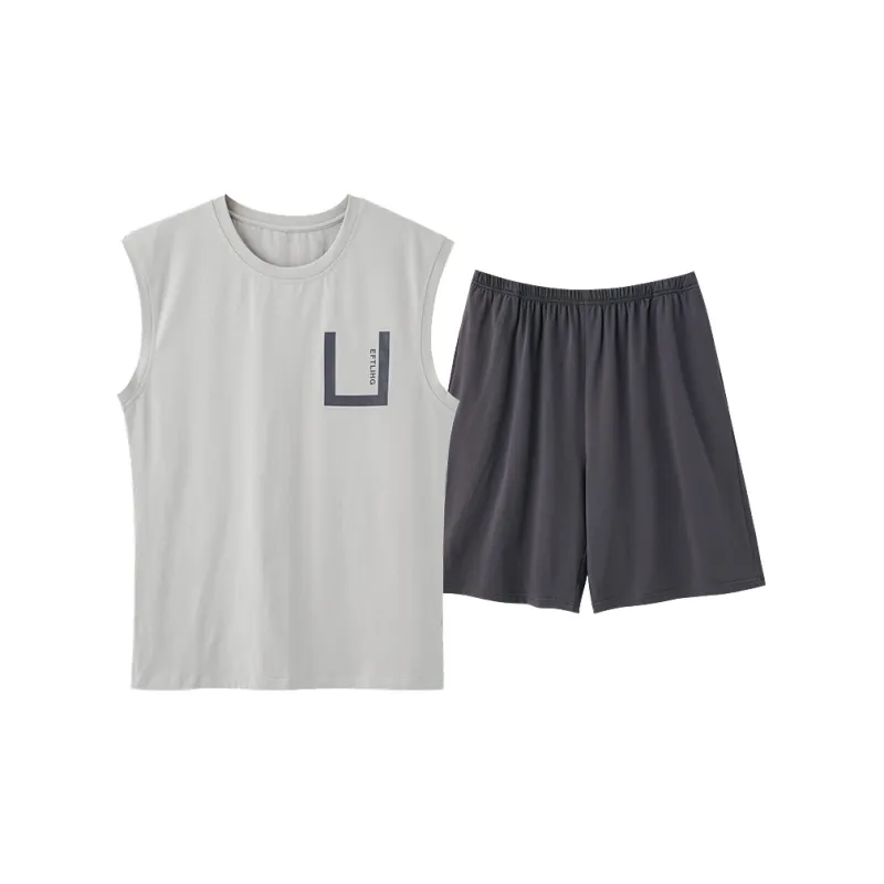 Qiao Ni Tong Pajama Set Men's Image Color-0