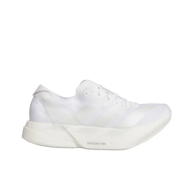 Adidas Adizero Adios Pro 4 Anti Slip Wear Resistant Low Top Marathon Long Distance Running Shoes Men's White-1