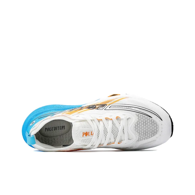 POLUDIYIPI GT8.0 SPEED Rebound Lightweight Breathable Sprint Long Distance Running Shoes Unisex Cerulean-4