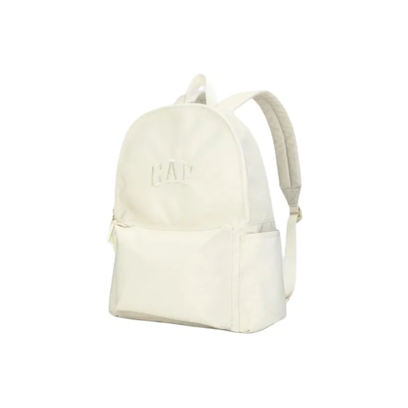 GAP Polyester Backpack Large Size Unisex Ecru-1