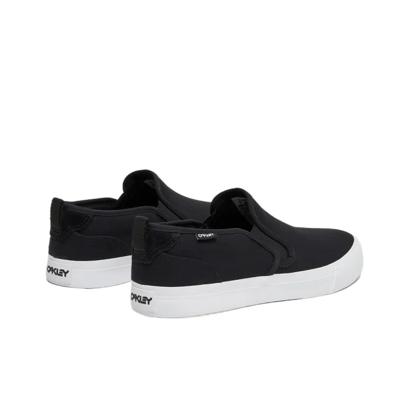 Oakley Slip-Resistant Abrasion-Resistant Breathable Quick-Dry Lightweight Thermal Low-Top Canvas Shoes Men's Black-3