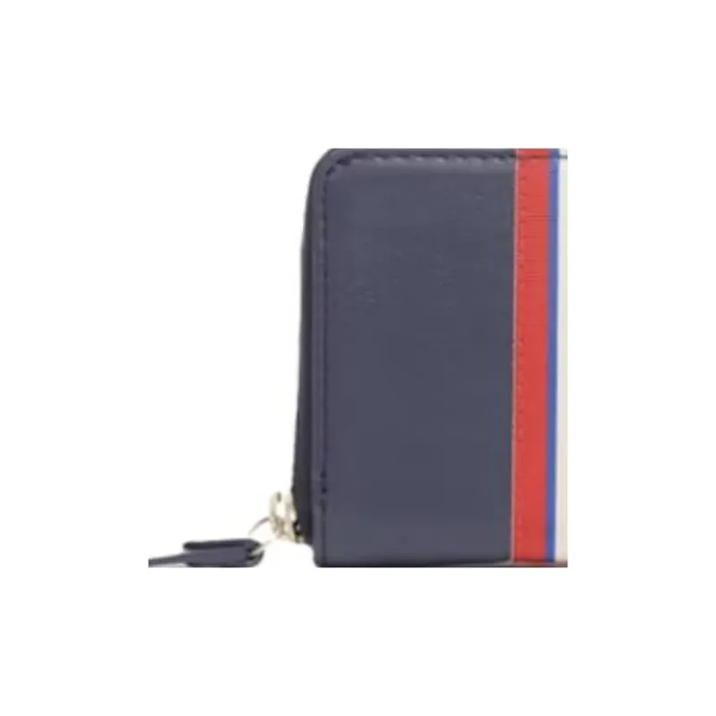 INES DE LA FRESSANGE Calfskin Wallet Women's Blue-4