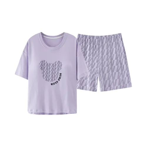 BONAS Pajama Set Women's Light Purple