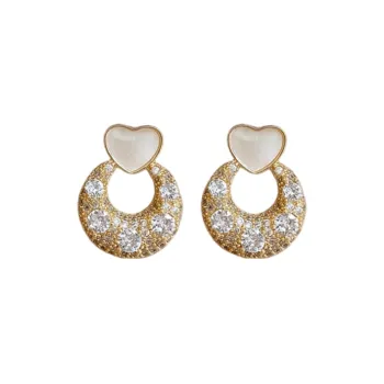 Drejew Copper Stud Earrings Women's