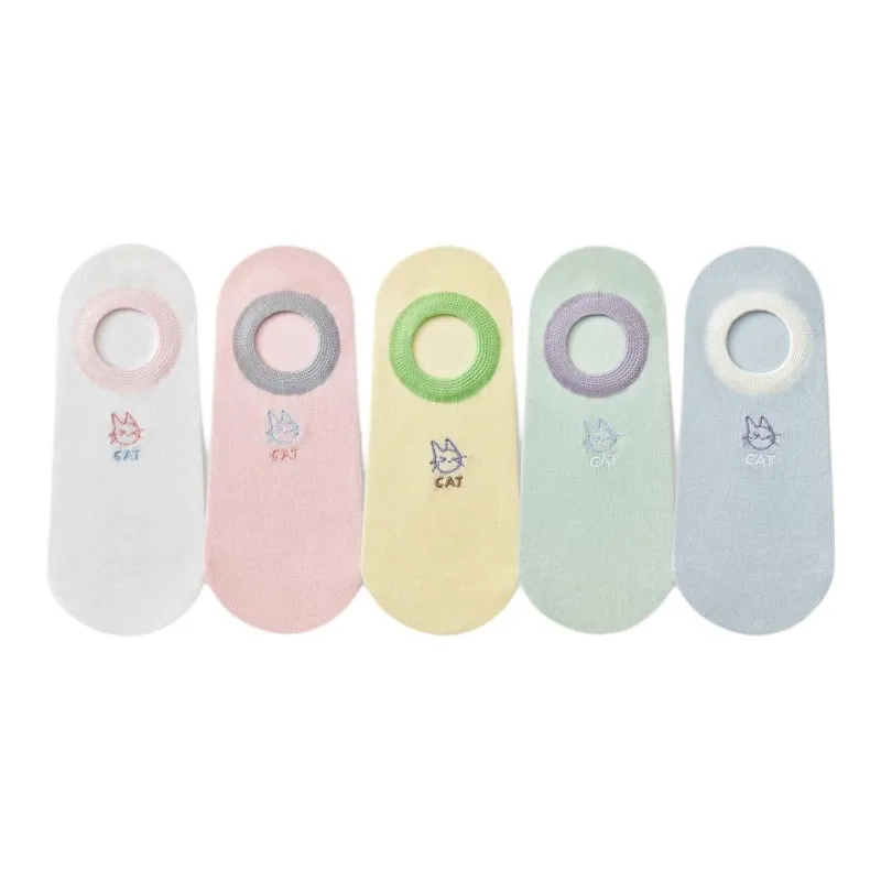 Temooues No Show Socks Women's Combo Set-8