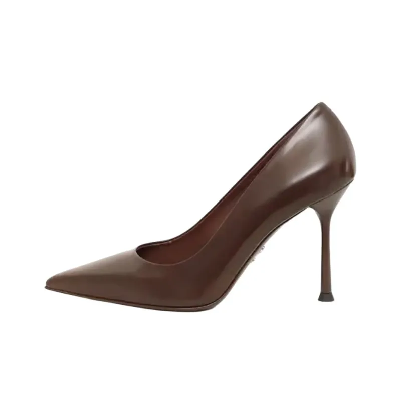 Sergio Levantesi Slim Heel High Heels Women's Brown-0