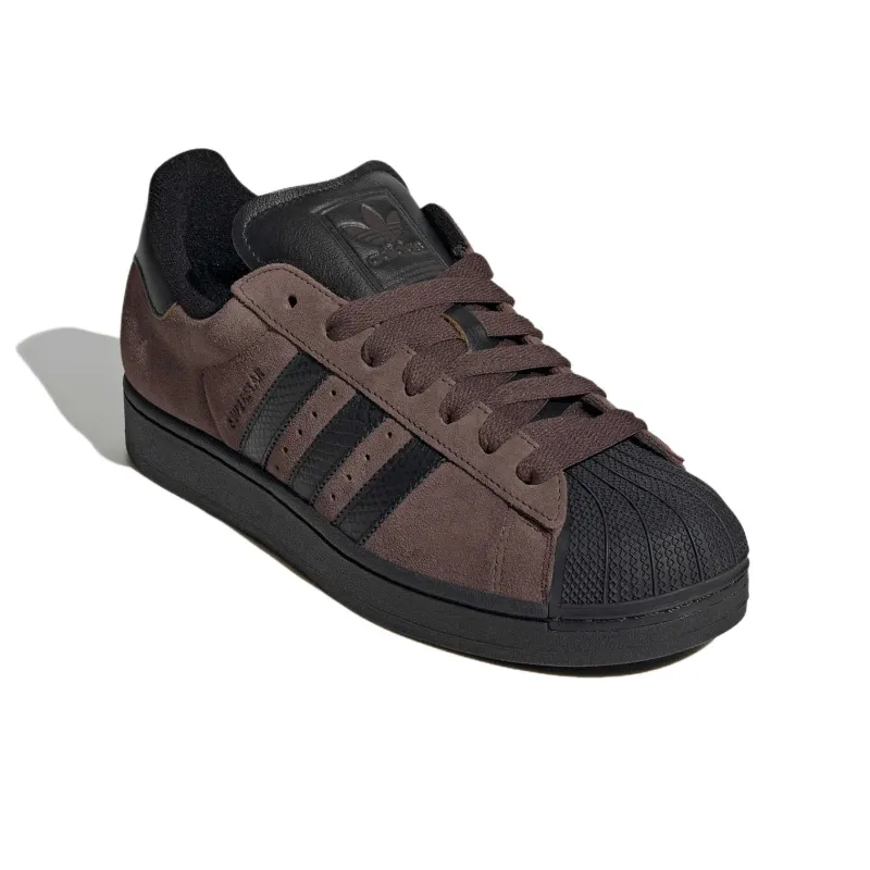 Adidas Originals SUPERSTAR Anti Slip Wear Resistant Low Top Skateboard Shoes Unisex Brown-2