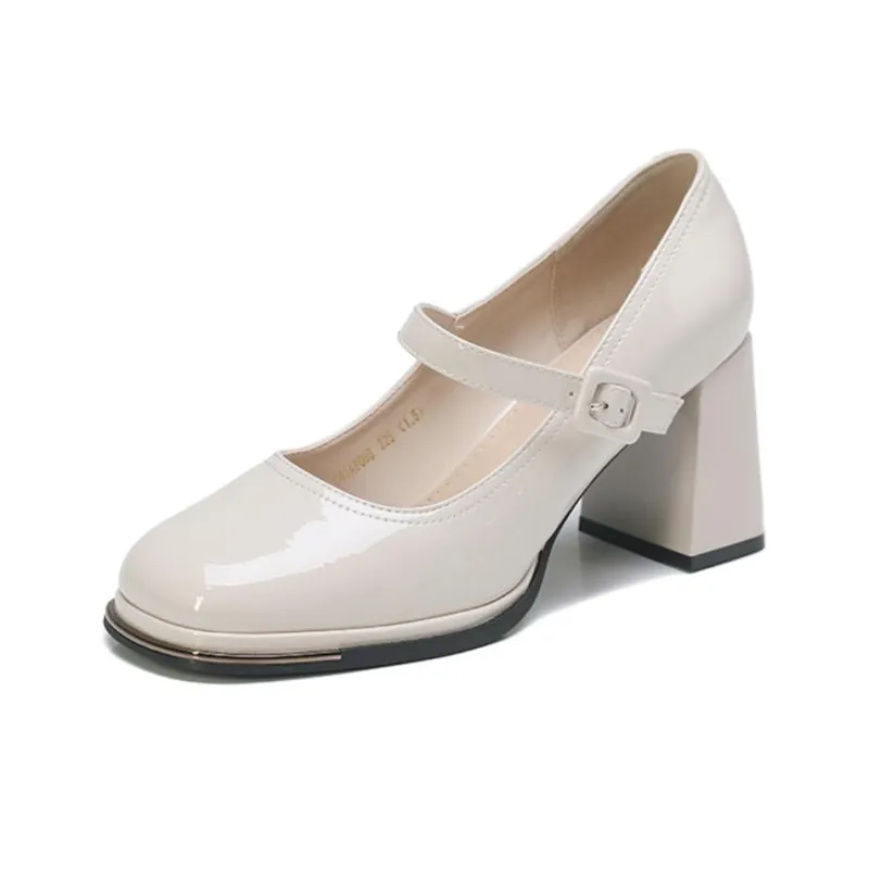 BBMTR Chunky Heel High Heels Women's-5