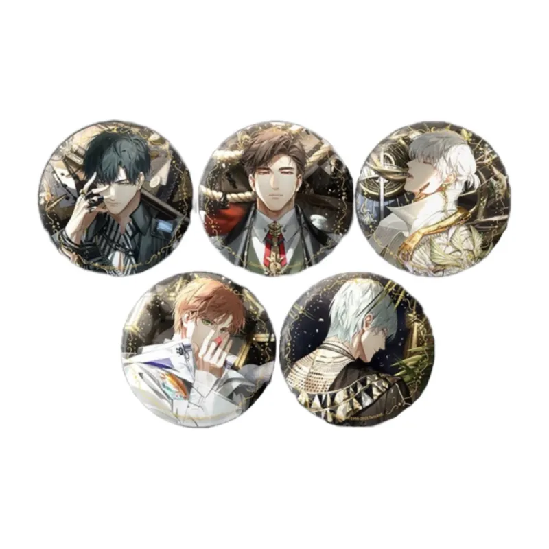 The Love Of Light And Night Osborn Evan Sariel Jesse Charlie Su Eclipse Collection Character Tinplate Badges-2