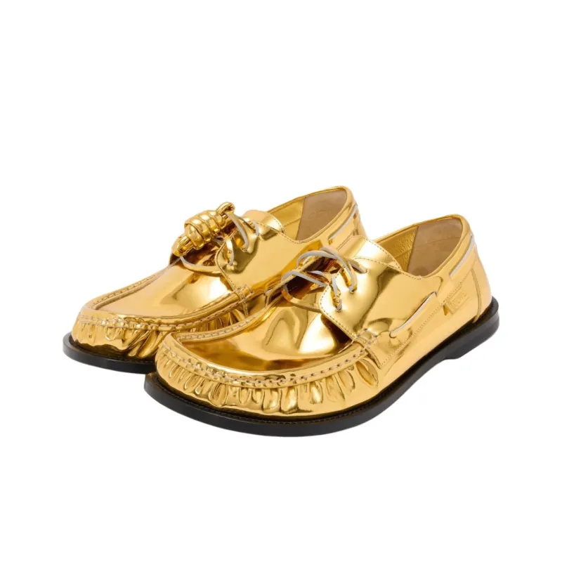 LOEWE Campo Casual Shoes Men's Gold-1