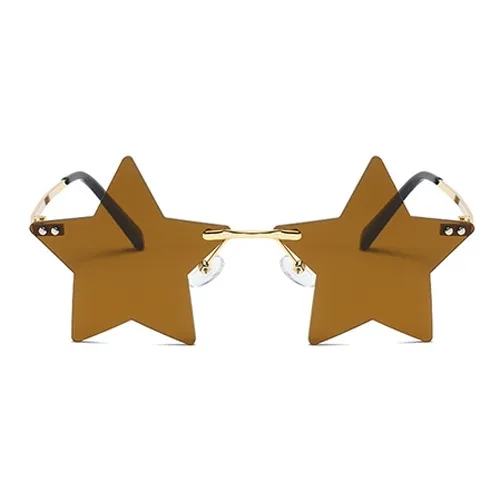 NOME PC Metal Irregular Shape Sunglasses Unisex-3