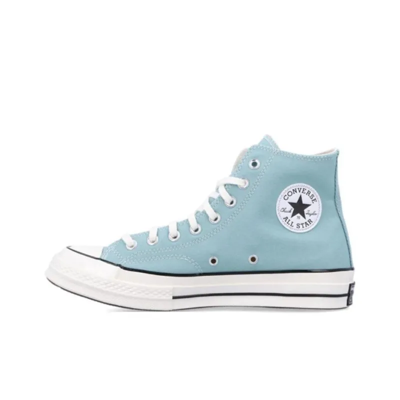 Converse 1970s Anti Slip Wear Resistant Mid Top Canvas Shoes Men's Blue-2